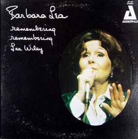 BARBARA LEA - Remembering Remembering Lee Wiley cover 