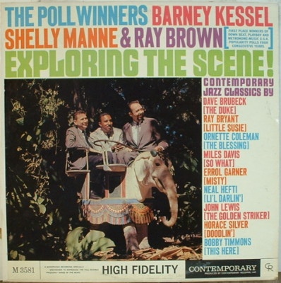 BARNEY KESSEL - The Poll Winners Exploring the Scene ! cover 