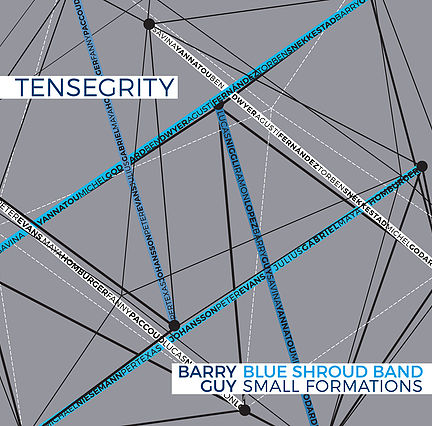 BARRY GUY - Barry Guy Blue Shroud Band : Tensegrity cover 