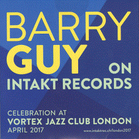 BARRY GUY - Barry Guy On Intakt Records cover 