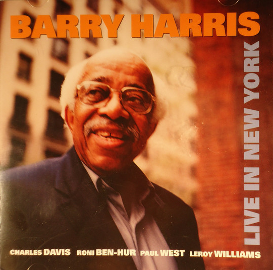 BARRY HARRIS - Live in New York cover 