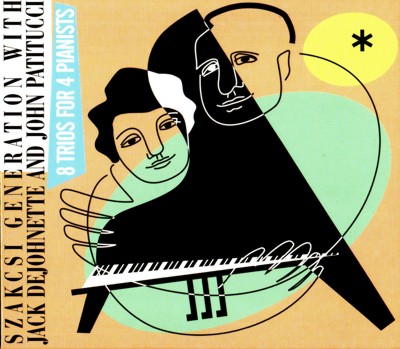 BÉLA SZAKCSI LAKATOS - 8 Trios for 4 Pianists cover 