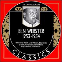 BEN WEBSTER - The Chronological Classics: Ben Webster 1953-1954 cover 