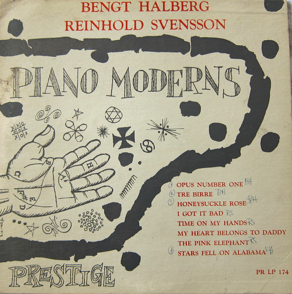 BENGT HALLBERG - Bengt Halberg, Reinhold Svensson ‎: Piano Moderns cover 