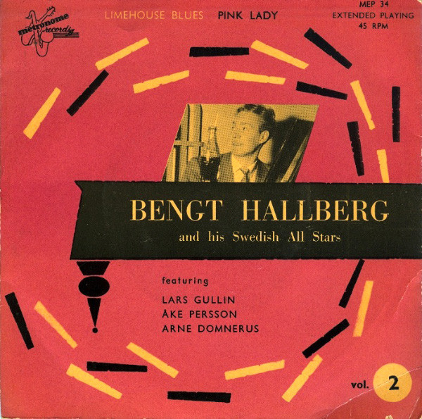 BENGT HALLBERG - Bengt Hallberg And His Swedish All Stars ‎– Vol. 2 cover 