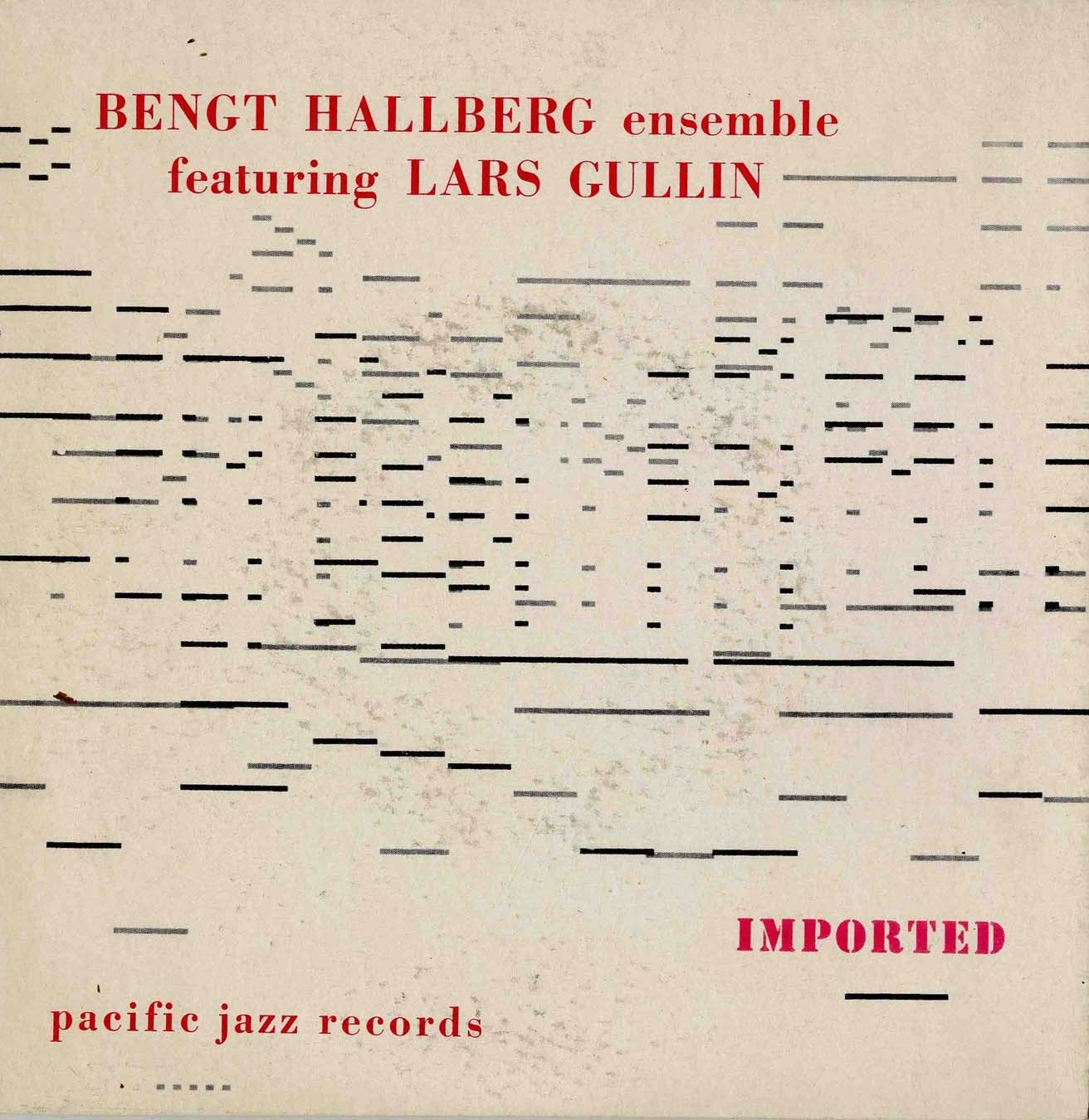 BENGT HALLBERG - Bengt Hallberg Orchestra feat. Lars Gullin cover 