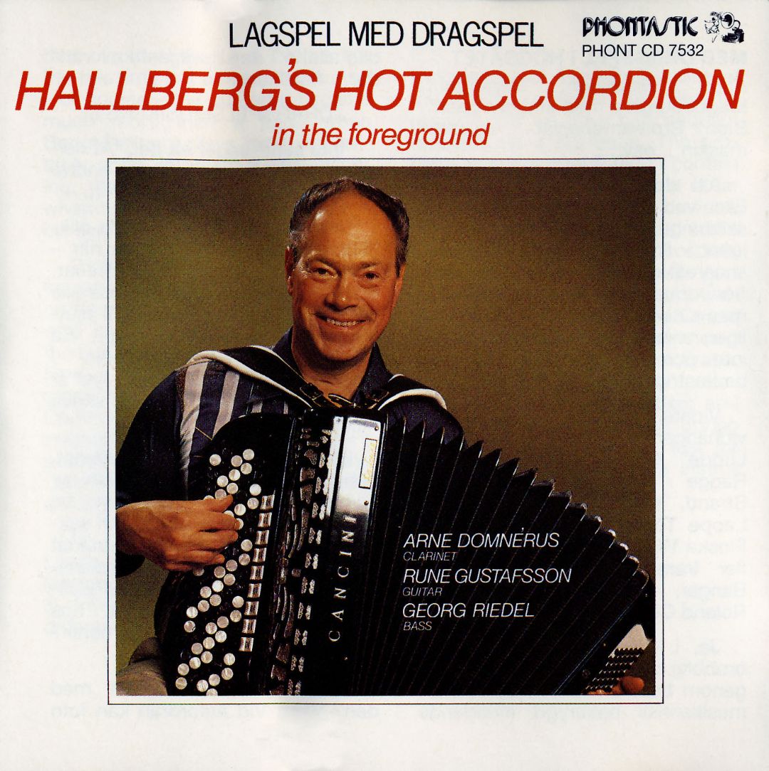 BENGT HALLBERG - Hallberg's Hot Accordion In The Foreground cover 