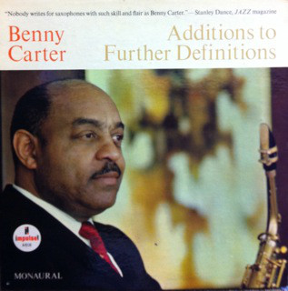 BENNY CARTER - Additions To Further Definitions cover 