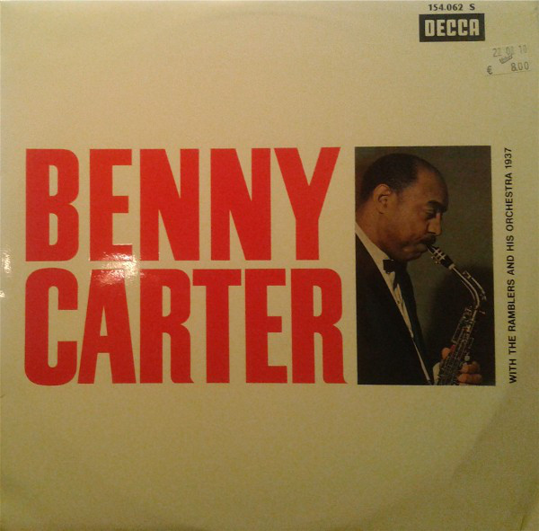 BENNY CARTER - With The Ramblers And His Orchestra 1937 cover 
