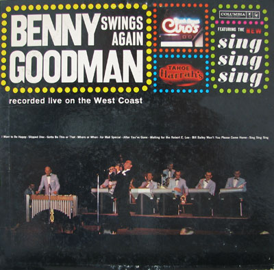 BENNY GOODMAN - Benny Goodman Swings Again cover 