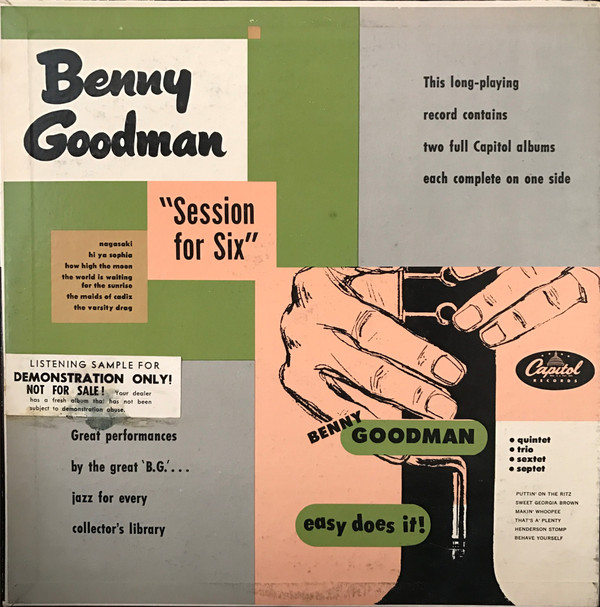 BENNY GOODMAN - Session For Six & Easy Does It! cover 