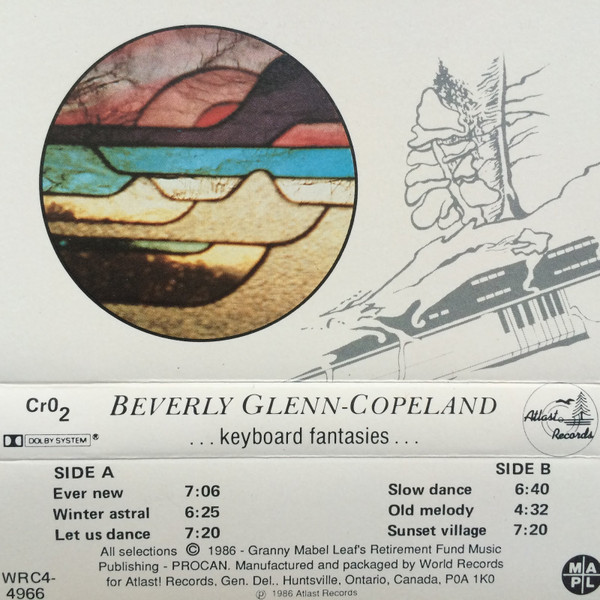 BEVERLY GLENN-COPELAND - ...Keyboard Fantasies... cover 