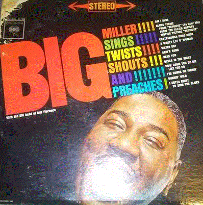 BIG MILLER - Sings, Twists, Shouts And Preaches cover 