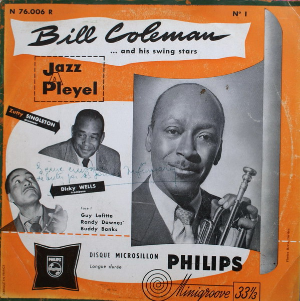BILL COLEMAN - Jazz à Pleyel cover 
