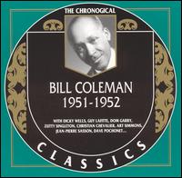 BILL COLEMAN - The Chronological Classics: Bill Coleman 1951-1952 cover 