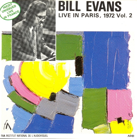 BILL EVANS (PIANO) - Live In Paris,Vol.2 - 1972 cover 