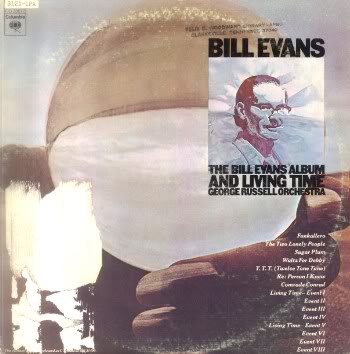 BILL EVANS (PIANO) - The Bill Evans Album/Living Time cover 