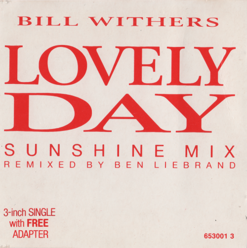 BILL WITHERS - Lovely Day cover 
