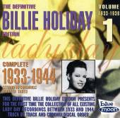 BILLIE HOLIDAY - Complete Edition, Volume 1: 1933-1936 cover 