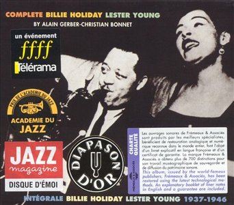 BILLIE HOLIDAY - The Complete Billie Holiday and Lester Young 1937-1946 cover 