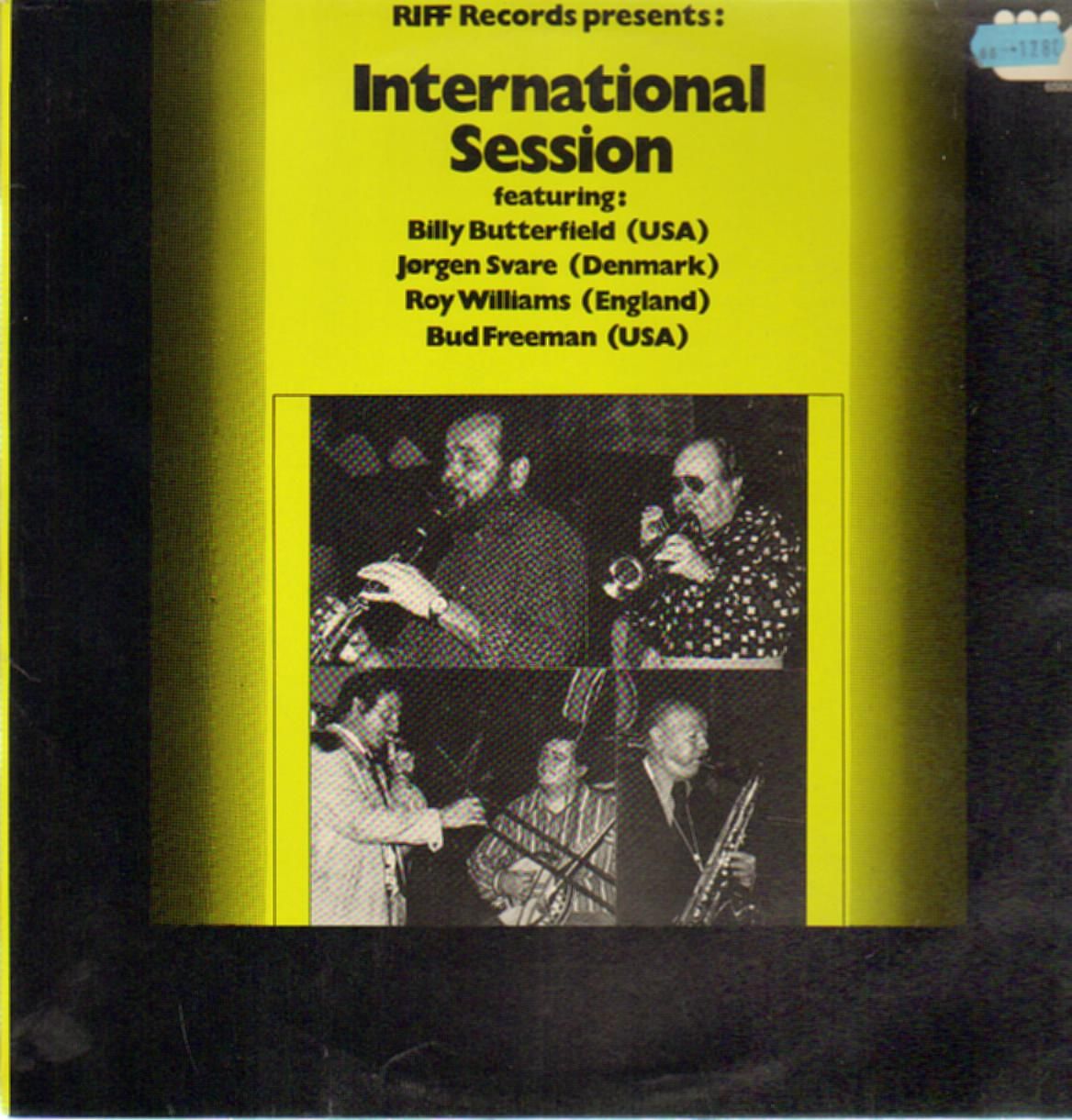 BILLY BUTTERFIELD - International Session cover 