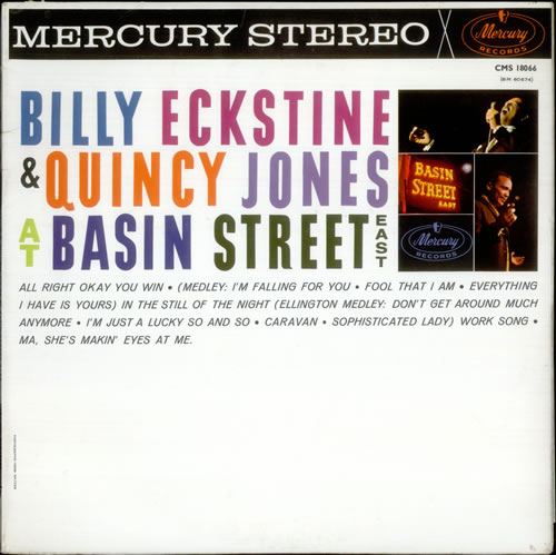 BILLY ECKSTINE - At Basin St. East cover 