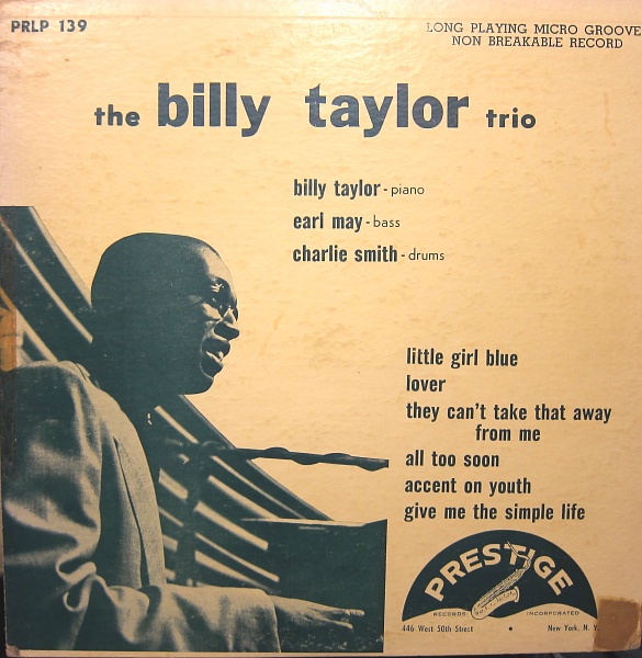 BILLY TAYLOR - The Billy Taylor Trio (aka  Billy Taylor Trio, Vol. 1) cover 