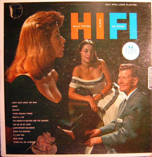 BILLY TIPTON - Billy Tipton Plays Hi-Fi On Piano cover 