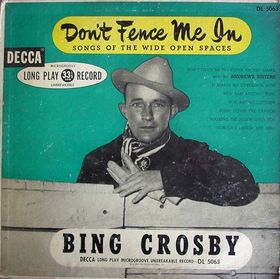 BING CROSBY - Don't Fence Me In cover 