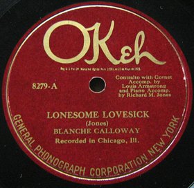 BLANCHE CALLOWAY - Lonesome Lovesick / Lazy Woman's Blues cover 