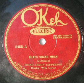 BLIND LEMON JEFFERSON - Black Snake Moan / Matchbox Blues cover 
