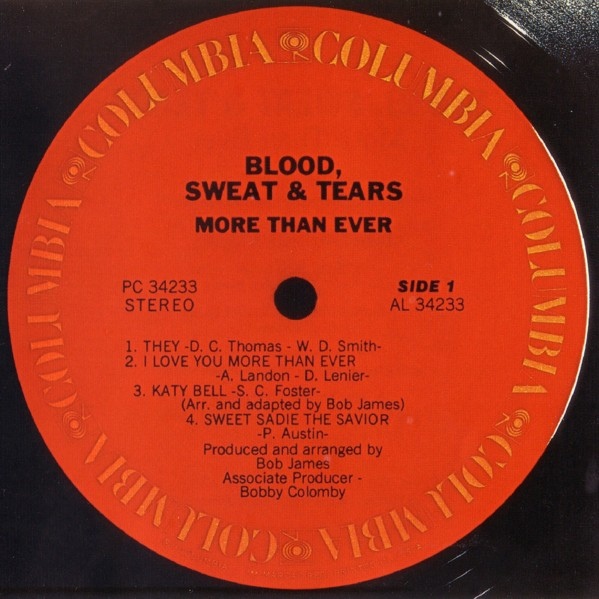 BLOOD SWEAT & TEARS - More Than Ever cover 