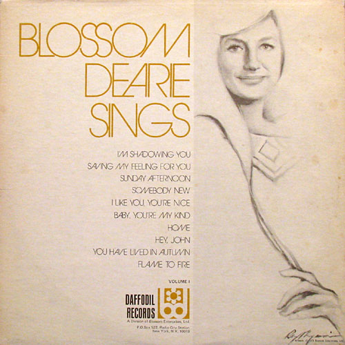 BLOSSOM DEARIE - Blossom Dearie Sings cover 