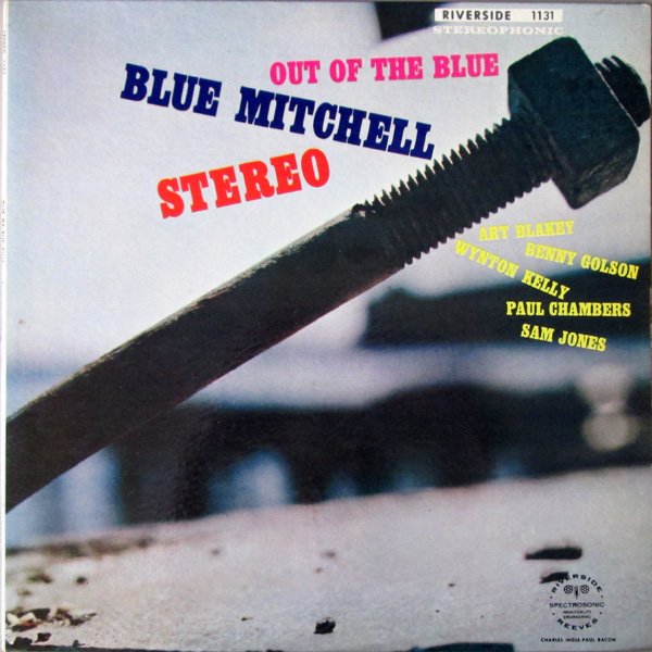BLUE MITCHELL - Out of the Blue cover 