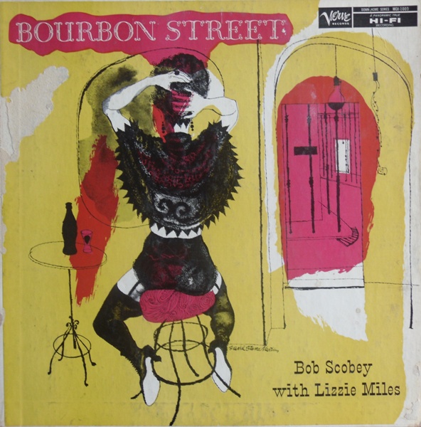 BOB SCOBEY - Bob Scobey and Lizzie Miles ‎: Bourbon Street cover 