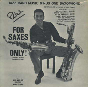 BOB WILBER - For Saxes Only! cover 
