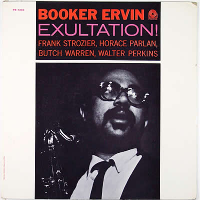 BOOKER ERVIN - Exultation! cover 