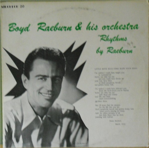 BOYD RAEBURN - Rhythms By Raeburn cover 