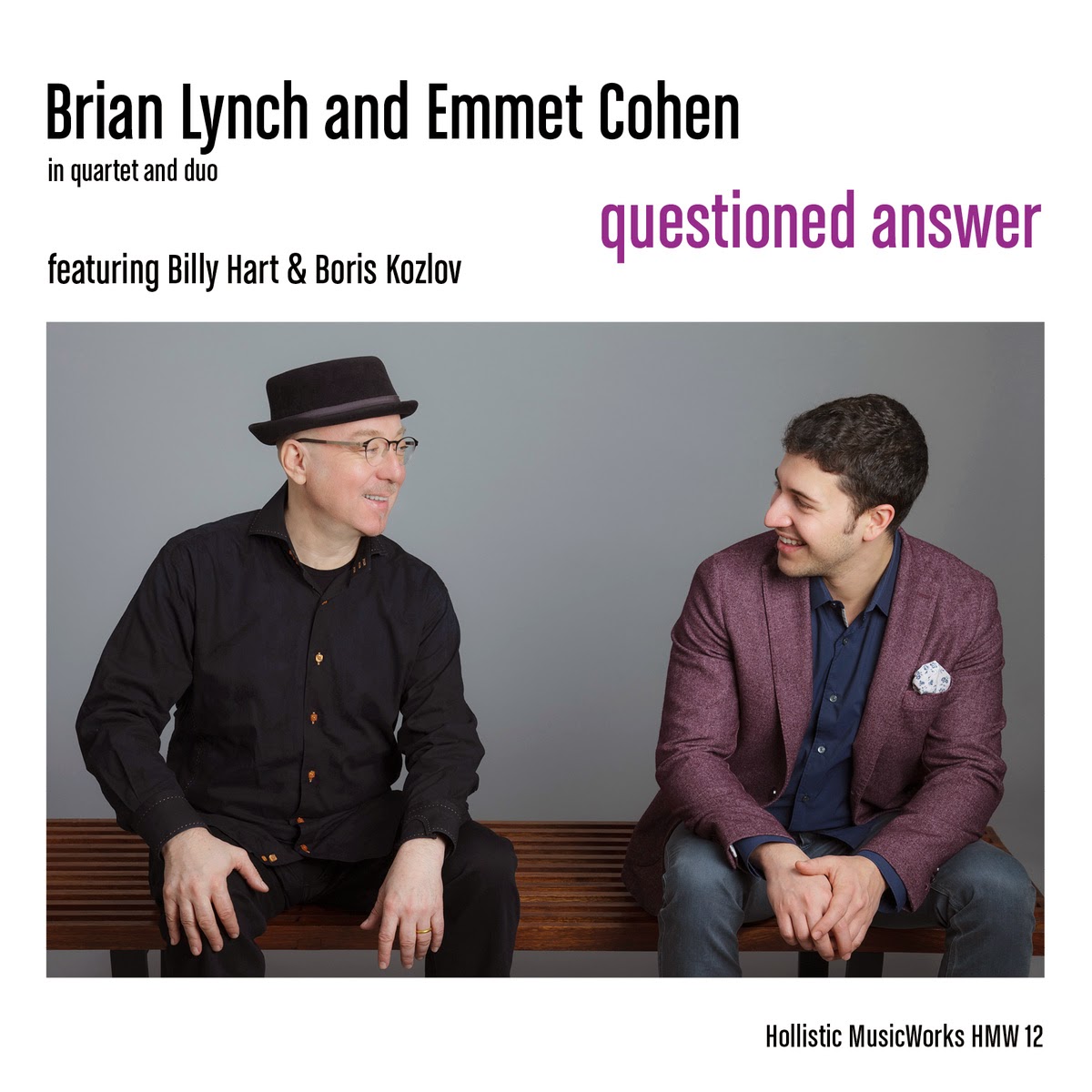 BRIAN LYNCH - Brian Lynch and Emmet Cohen in quartet and duo : Questioned Answer cover 