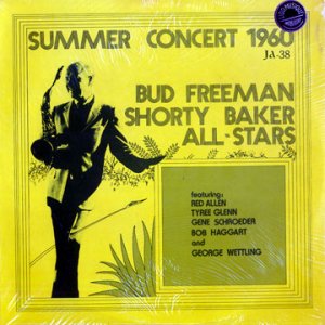 BUD FREEMAN - Summer Concert 1960 cover 