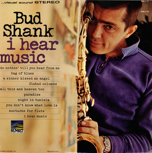 BUD SHANK - I Hear Music cover 