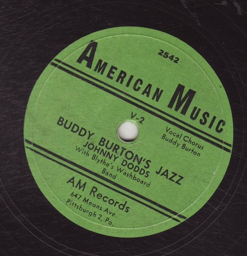 BUDDY BURTON - Buddy Burton's Jazz with Blythe's Washboard Band cover 