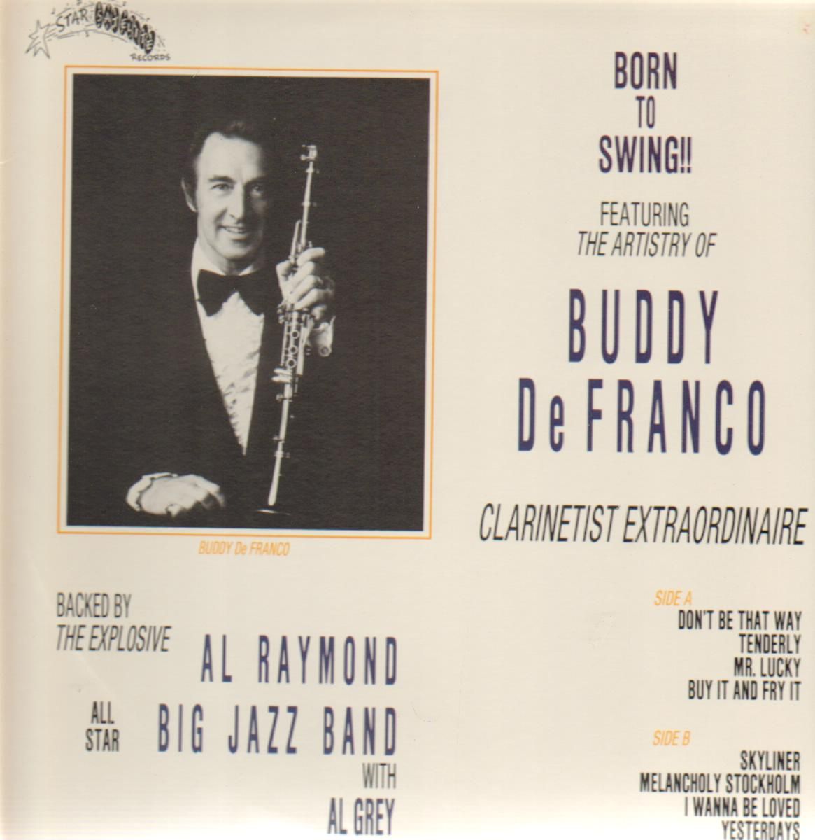 BUDDY DEFRANCO - Born To Swing! cover 