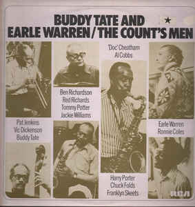 BUDDY TATE - Buddy Tate and Earle Warren ‎: The Count's Men cover 