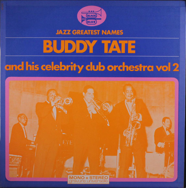 BUDDY TATE - Buddy Tate And His Celebrity Club Orchestra Vol 2 cover 