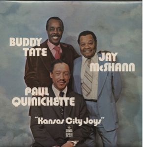 BUDDY TATE - Buddy Tate, Paul Quinichette, Jay McShann ‎: Kansas City Joys cover 