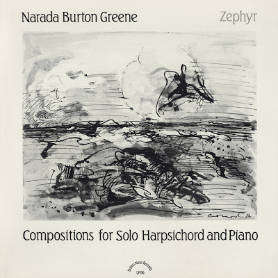 BURTON GREENE - Zephyr: Compositions For Solo Harpsichord and Piano cover 
