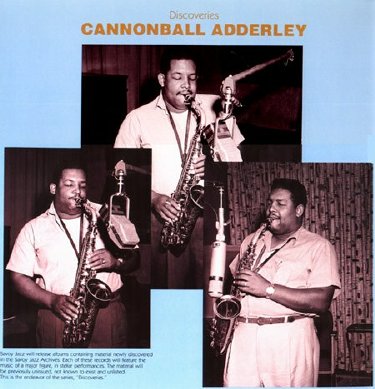 CANNONBALL ADDERLEY - Discoveries cover 