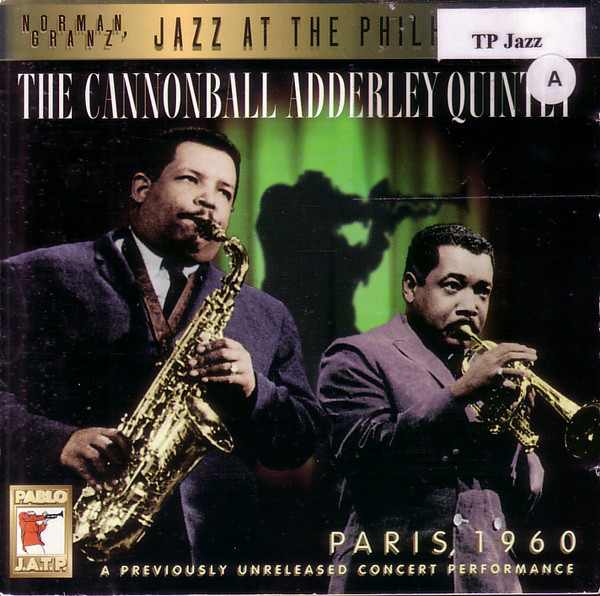 CANNONBALL ADDERLEY - Paris, 1960 cover 