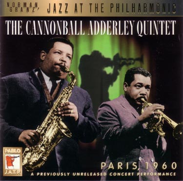 CANNONBALL ADDERLEY - Paris, Jazz At The Philharmonic cover 